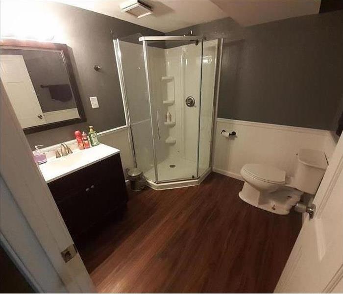 bathroom after