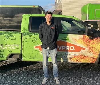 Tyler Wegert, team member at SERVPRO of East York